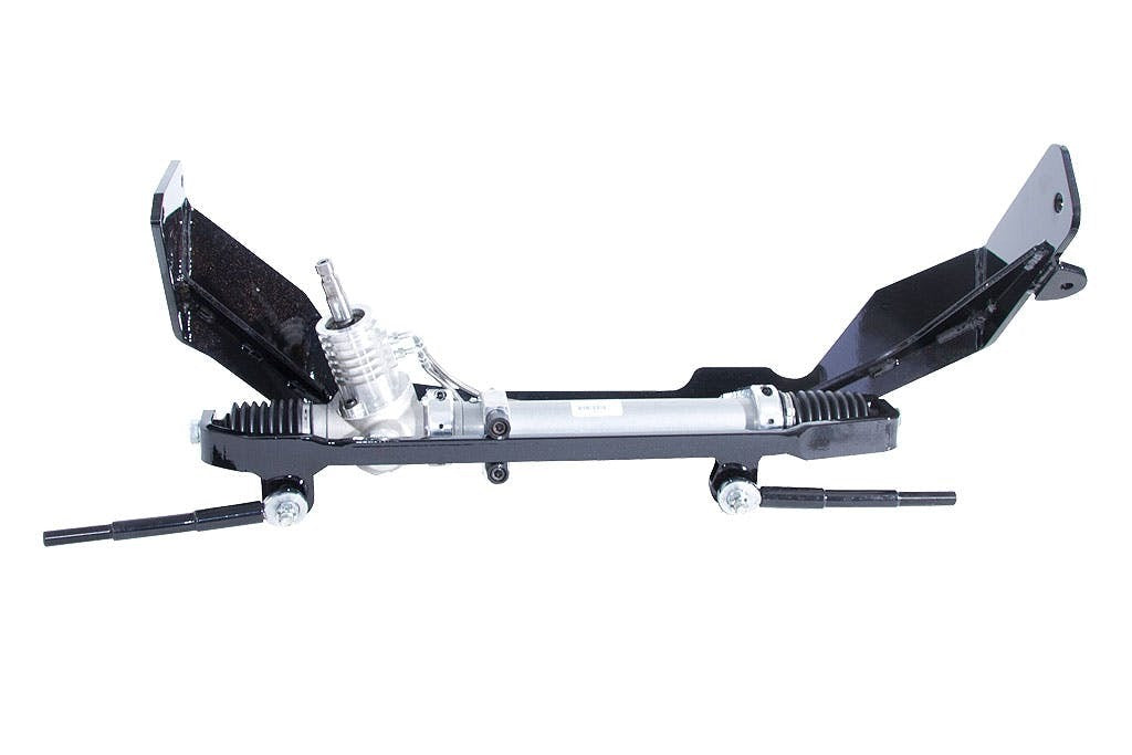 Flaming River FR369BK Rack and Pinion Kit: Impala / Caprice 65-68 Power Tilt Black Powdercoat Column