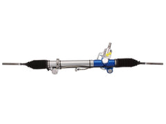 Flaming River FR40002-B Power Billet Rack and Pinion: Mustang 79-93 Blue