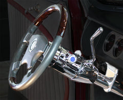 Flaming River FR60006BK Programmable Keyless Ignition Installed Custom Column Shift Column Blk Pwdrcoat