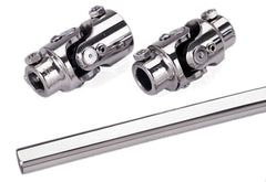 Flaming River FRUJKT3SSPL Mustang Power Box Stainless U-Joint Kit - 1 DDX3/4 DD; 3/4 -36X3/4 DD - Polished