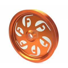 Fleece Performance Cummins Dual Pump Pulley For use with FPE Dual Pump Bracket Orange pn fpe-34211-org