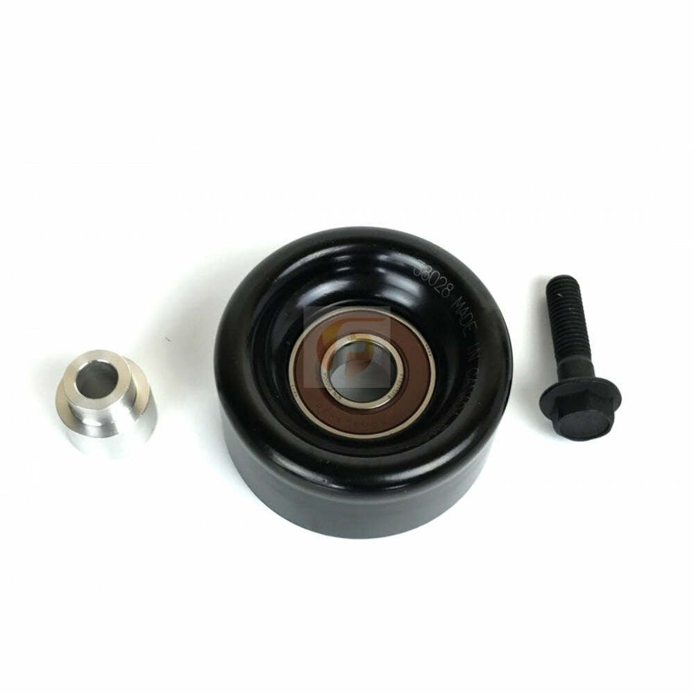 Fleece Performance Cummins Dual Pump Idler Pulley Spacer and Bolt For use with FPE-34022 pn fpe-34277