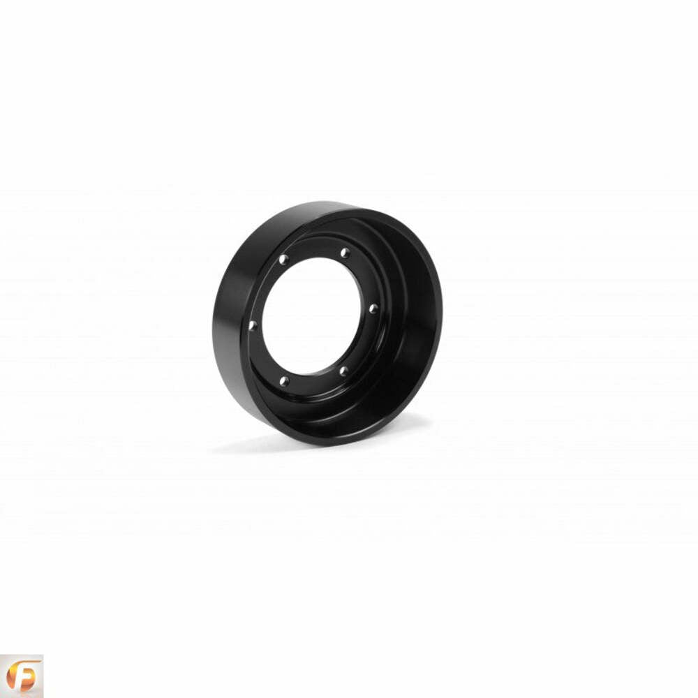 Fleece Performance Billet Aluminum Fan Drive Pulley Black Anodized Finish pn fpe-34659-blk