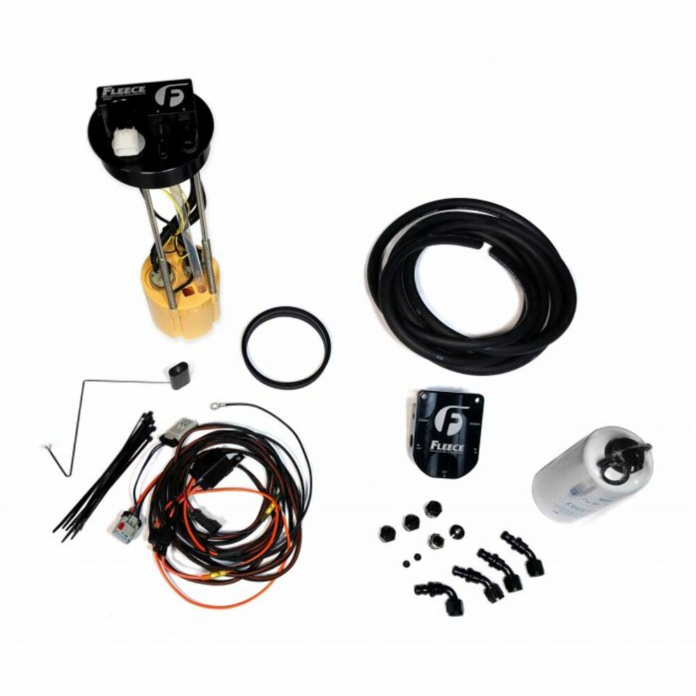 Fleece Performance Fuel System Upgrade Kit with PowerFlo Lift Pump for 98.5-2002 Dodge Cummins pn fpe-34754