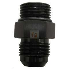 Fleece Performance -6 to 9/16 Inch -18 Straight Male Black with O-Ring pn fpe-an920-06dbk