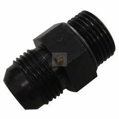 Fleece Performance -6 to 9/16 Inch -18 Straight Male Black with O-Ring pn fpe-an920-06dbk