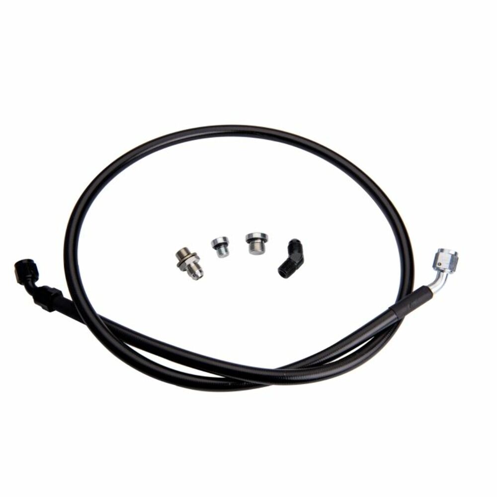 Fleece Performance Remote Turbo Oil Feed Line Kit for 2001-2016 Duramax with 1/4 NPT Turbo Oil Inlet (s300/s400) FPE-DTFL-S3S4-0116