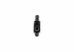 Fleece Performance 3/8 Inch Black Anodized Aluminum Y Barbed Fitting (For -6 Pushlock Hose) pn fpe-fit-y06-blk