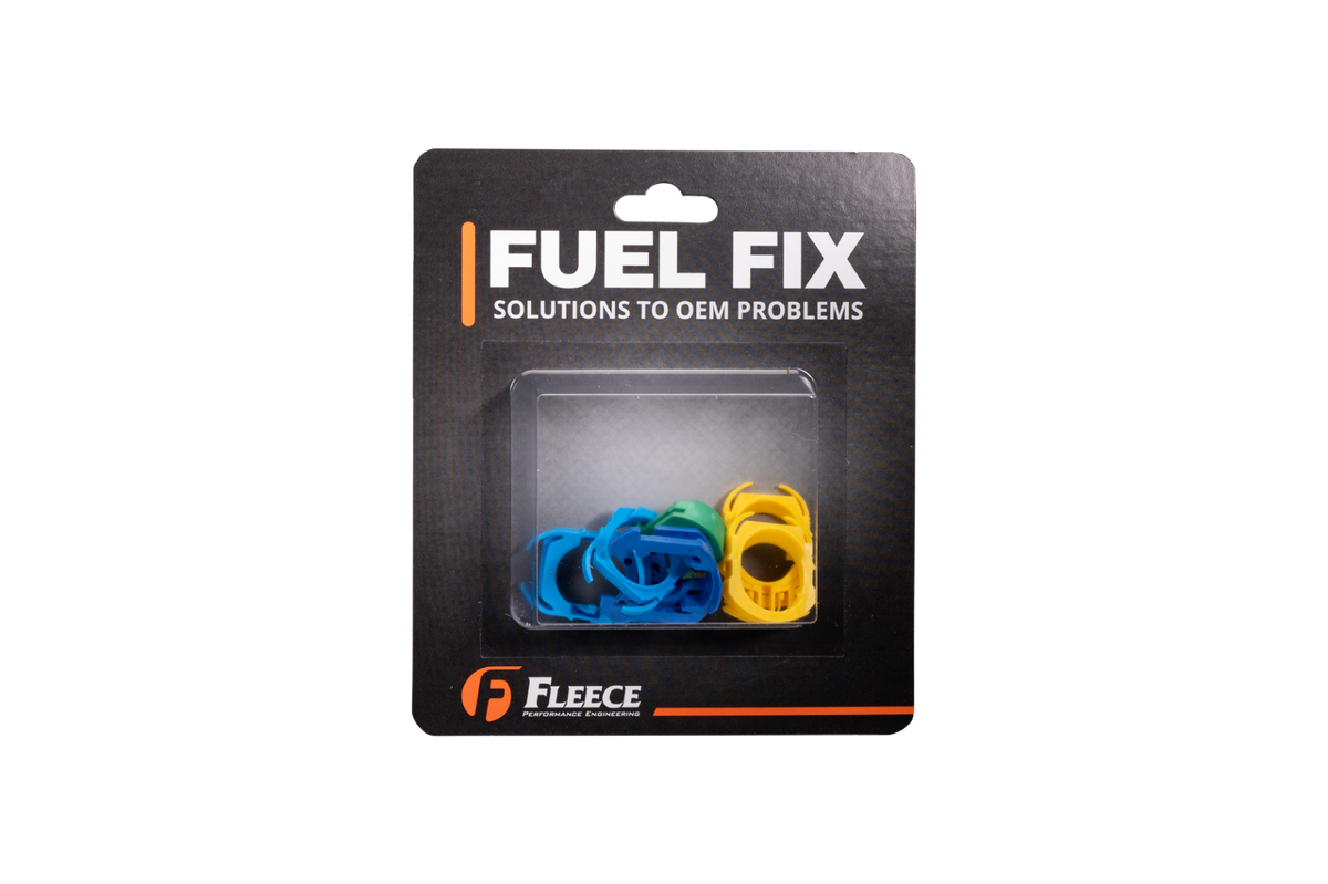 Fleece Performance Fuel Line Retaining Clips for Ford 6.7L Power Stroke, 6-Pack FPE-FL-RC-FMC-6P