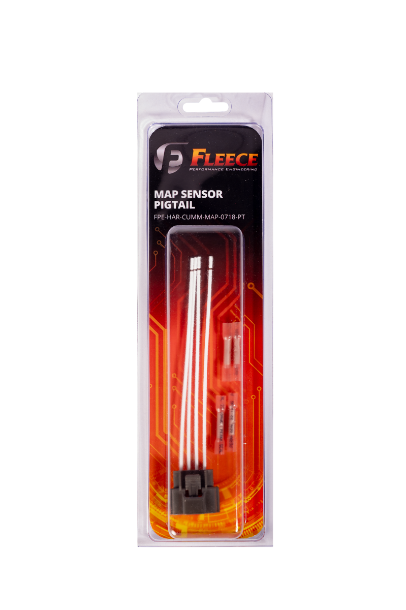 Performance Map Sensor Fleece Performance MAP Sensor Pigtail for 2007.5-2018 6.7L Cummins FPE ...