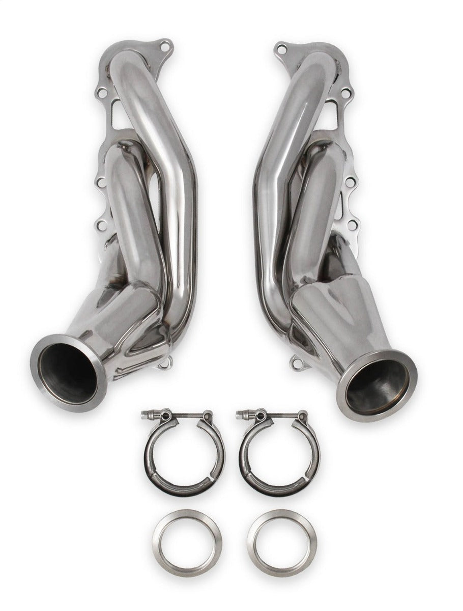 Flowtech 12153FLT FORD COYOTE TURBO HDRS 1-5/8 304SS POL