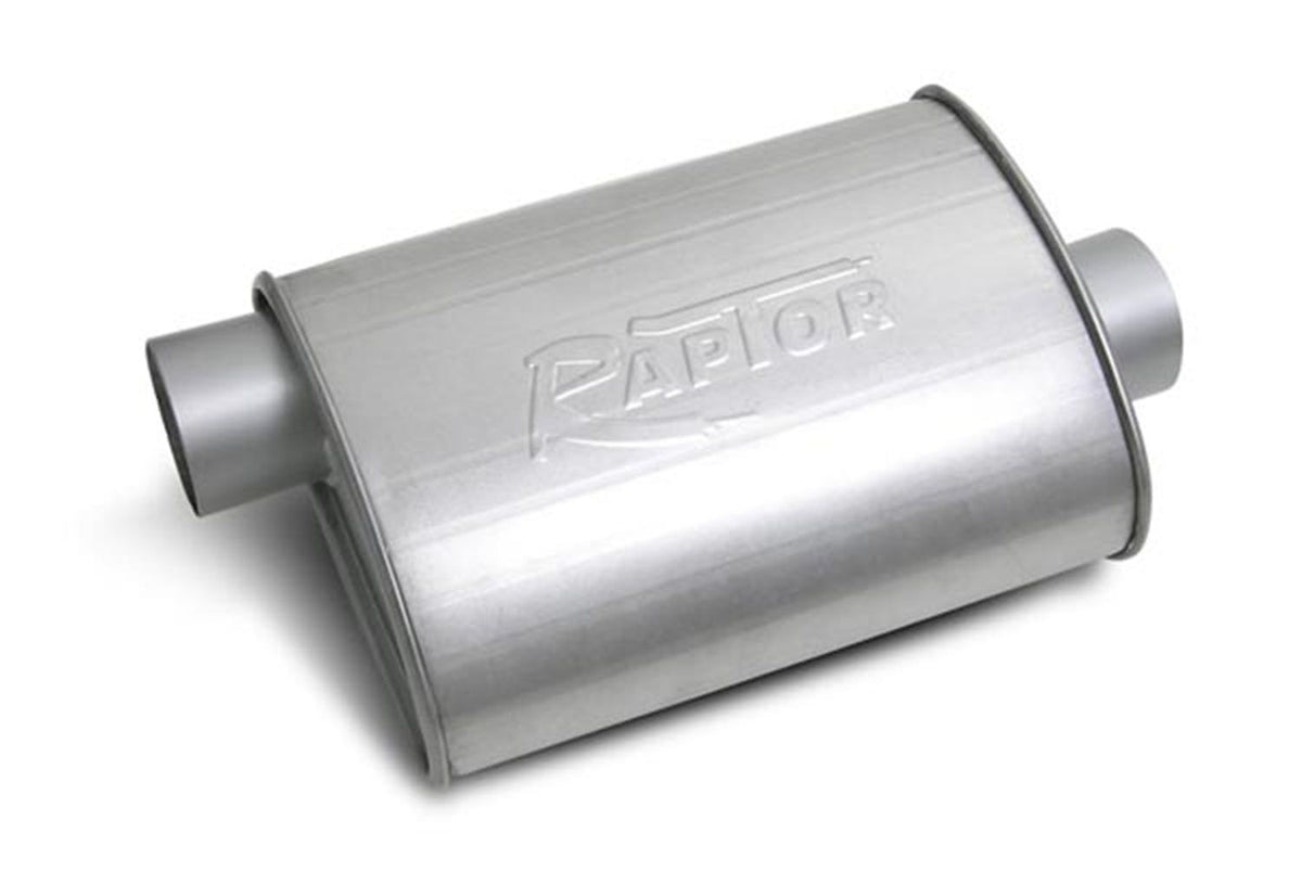 Flowtech 50054FLT MUFFLER, RAPTOR, 3 INLET/OUTLET CORE