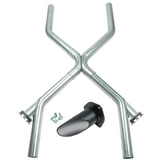 Flowtech 53630FLT UNIVERSAL CROSS PIPE W/CUT-OUTS 2.5OD