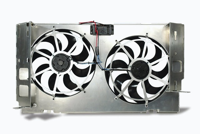 Flex-A-Lite 103961 Fan Electric 15 dual shrouded puller w/var speed control