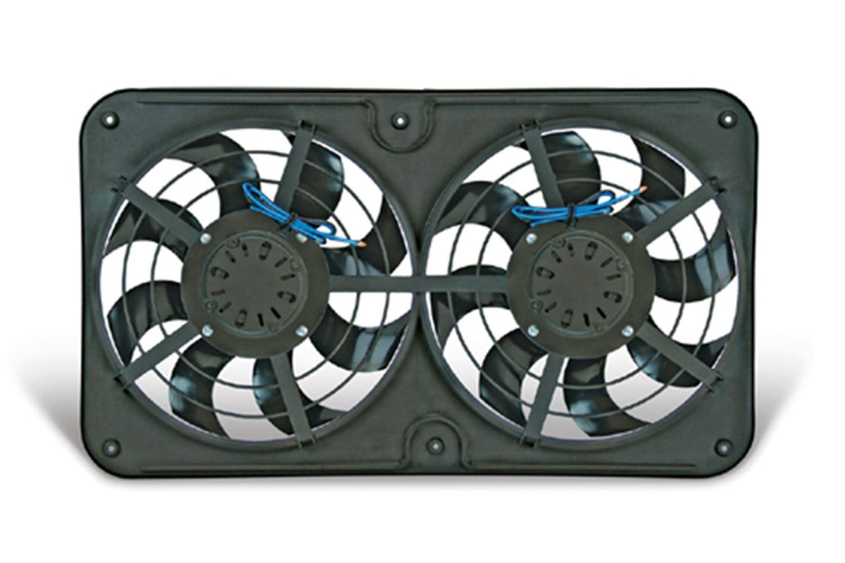 Flex-A-Lite 104350 Fan Electric 12 1/8 dual shrouded push/pull uni X-treme S-blade w/o controls