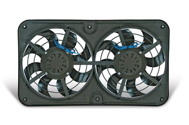 Flex-A-Lite 104350 Fan Electric 12 1/8 dual shrouded push/pull uni X-treme S-blade w/o controls