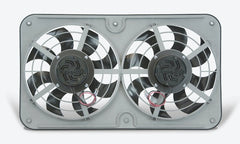 Flex-A-Lite 105308 Fan Electric 12 1/8 dual push/pull universal X-treme S-blade w/var spd control