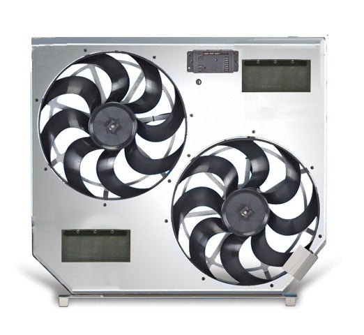 Flex-A-Lite 105397 Fan Electric 15 dual shrouded puller w/var speed control, Ford F250 2WD '98-'03
