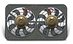 Flex-A-Lite 105399 Fan Electric 12 1/8 dual shrouded pusher Lo-Profile S-blade w/var speed control