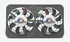 Flex-A-Lite 105422 Fan Electric 12 1/8 dual shrouded puller Lo-Profile S-blade w/o controls