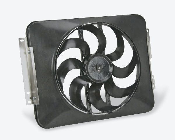 Flex-A-Lite 116680 Fan Electric 15 single shrouded puller S-Blade w/ controls