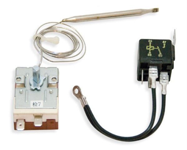 Flex-A-Lite 119835 Temperature Sensor (silver probe) and relay kit w/ ground wire