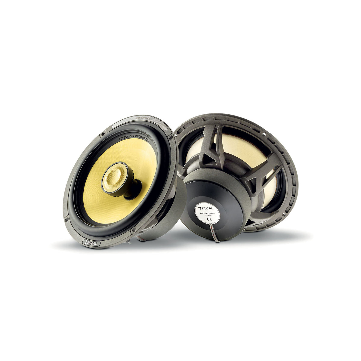 K2 POWER 6.5 inch 2-Way Coaxial Speakers (pair)