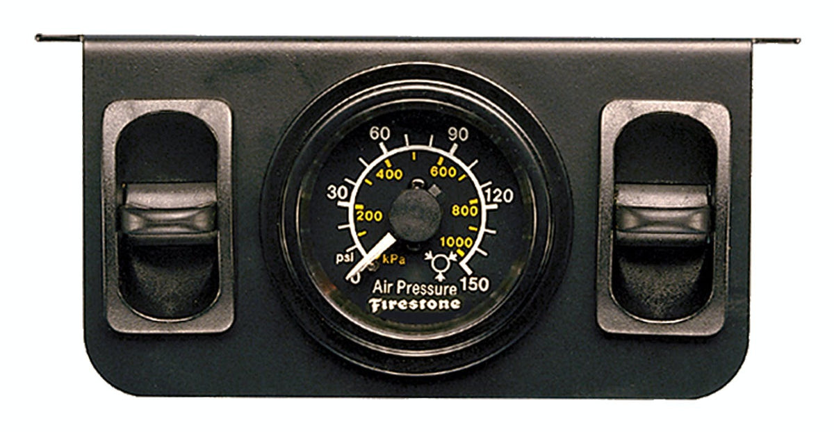 Firestone Ride-Rite 2145 Pneumatic Dual Black Gauge