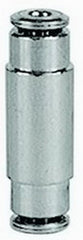 Firestone Ride-Rite 3466 Union 1/4 Tubing; Nickel (1 per pack)