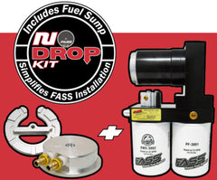 FASS Diesel Fuel Systems No-Drop Series with Fuel Sump Kit Diesel Fuel System 240 GPH 60-65 PSI for 2000-2005 Ford Excursion 6.0L/7.3L Power Stroke NDTSF15290F240G