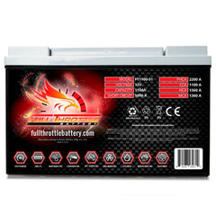 Fullriver Battery FT1100-31 Full Throttle 12V Automotive Battery