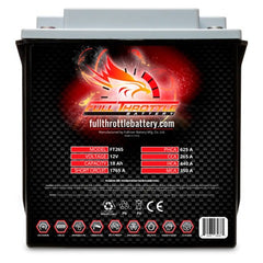 Fullriver Battery FT265 Full Throttle 12V Power Sports Battery
