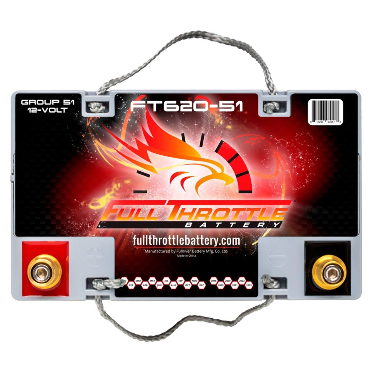 Fullriver Battery FT620-51 Full Throttle 12V Automotive Battery