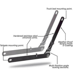 Gate King - GateKing-Tailgate Adjuster Colorado/Canyon - 121418