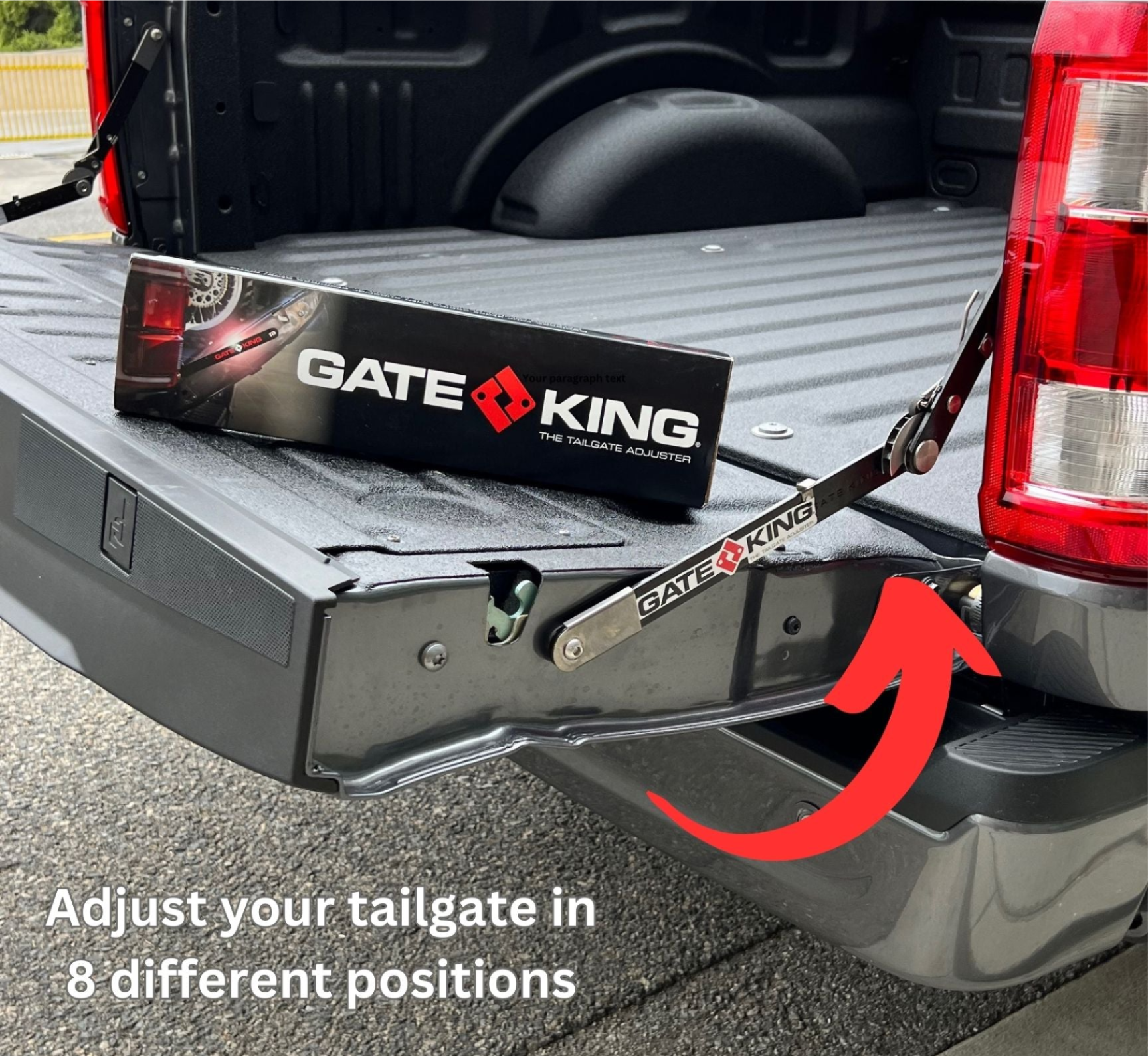 Gate King - GateKing-Tailgate Adjuster F150 Super Duty - 231518