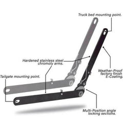 Gate King - GateKing-Tailgate Adjuster Ram - 490318