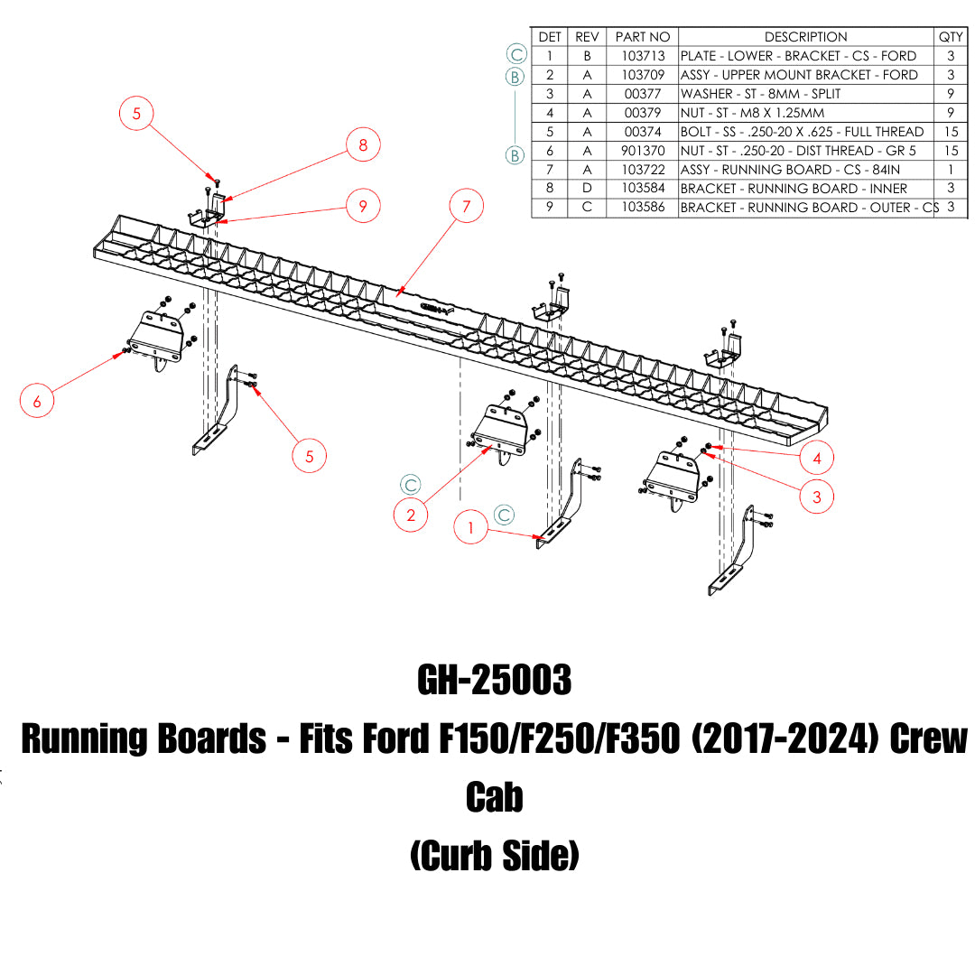 Gen-Y Hitch Running Board GH-25003