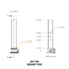 Gen-Y Hitch Gooseneck Static Hitch GH-7101