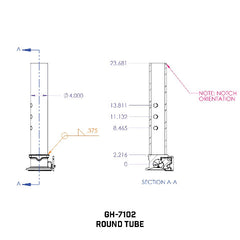 Gen-Y Hitch Gooseneck Static Hitch GH-7102