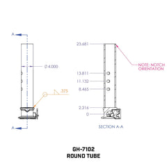 Gen-Y Hitch Gooseneck Static Hitch GH-7102