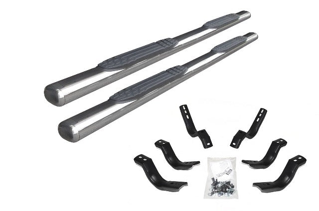 Go Rhino 104036880PS 4" 1000 Series - Complete kit: Sidestep + Brackets