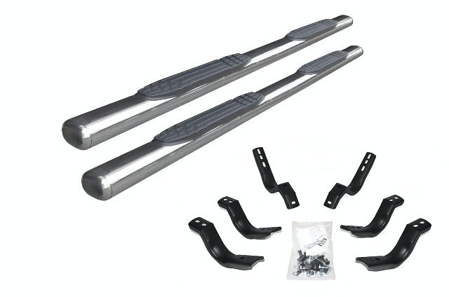 Go Rhino 104404780PS 4" 1000 Series - Complete kit: Sidestep + Brackets