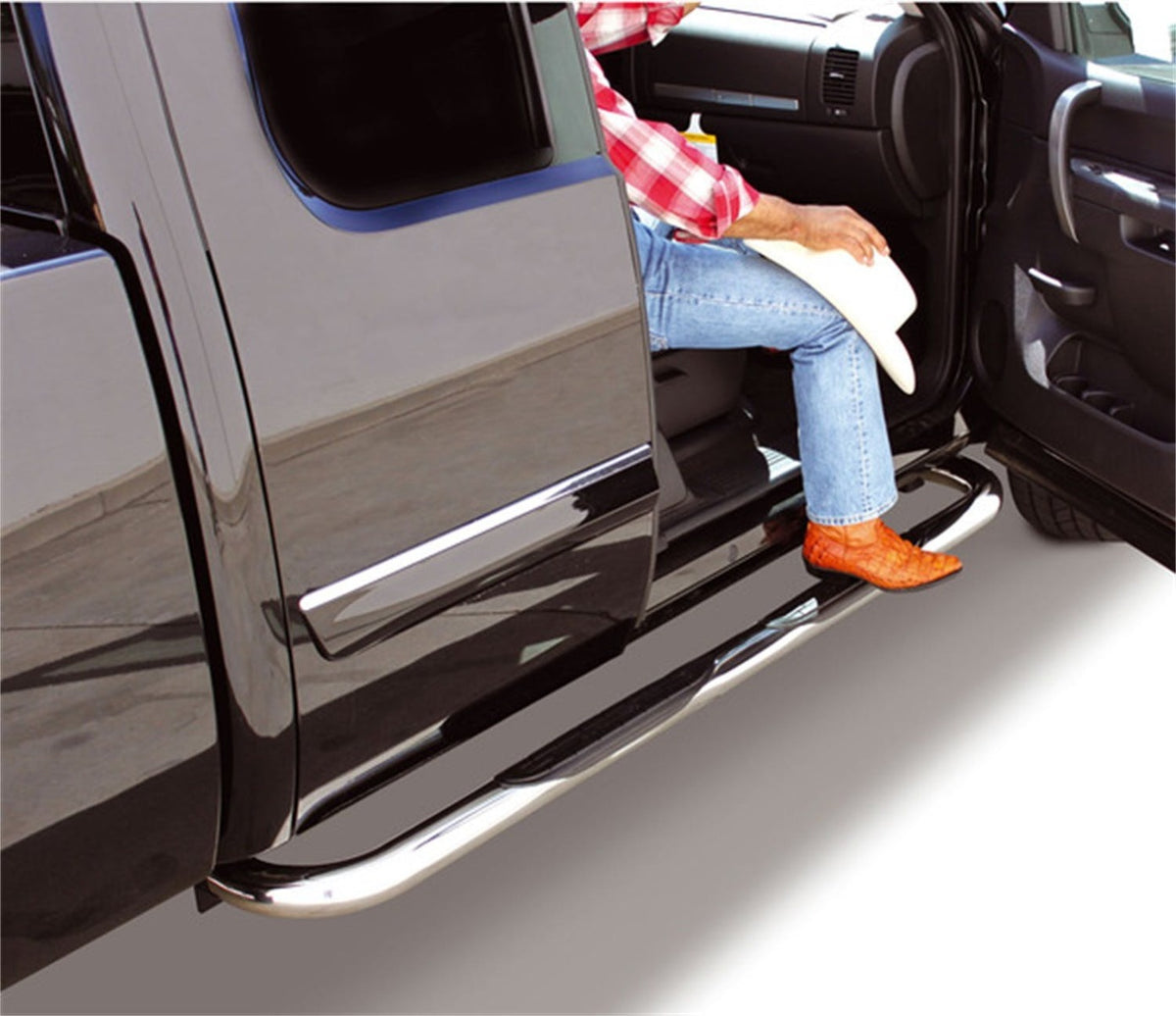 Go Rhino 4156C 4000 Series SideSteps - Cab Length
