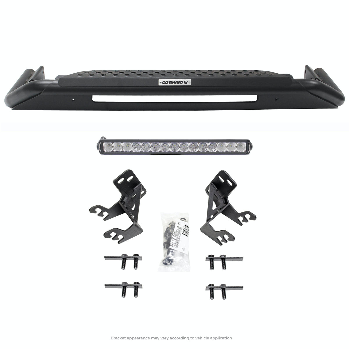 Go Rhino 5698620LT RC3 LR - Complete kit: Front guard + Brackets + GR Lights