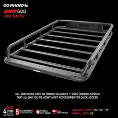 Go Rhino 5936065T SRM 600 Basket Style Rack