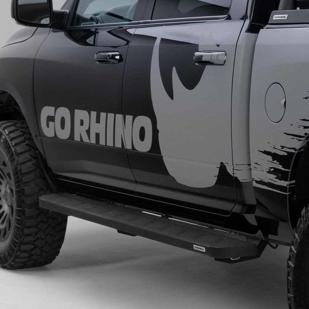 Go Rhino 63404787PC RB10 Running boards - Complete Kit: RB10 Running board + Brackets