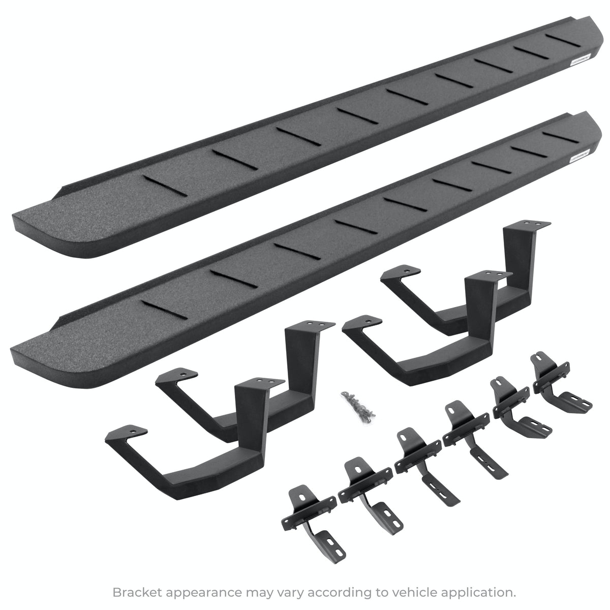 Go Rhino 6340588020T RB10 Running board Complete Kit: Running board, Brackets + 2 pair RB10 Drop Step