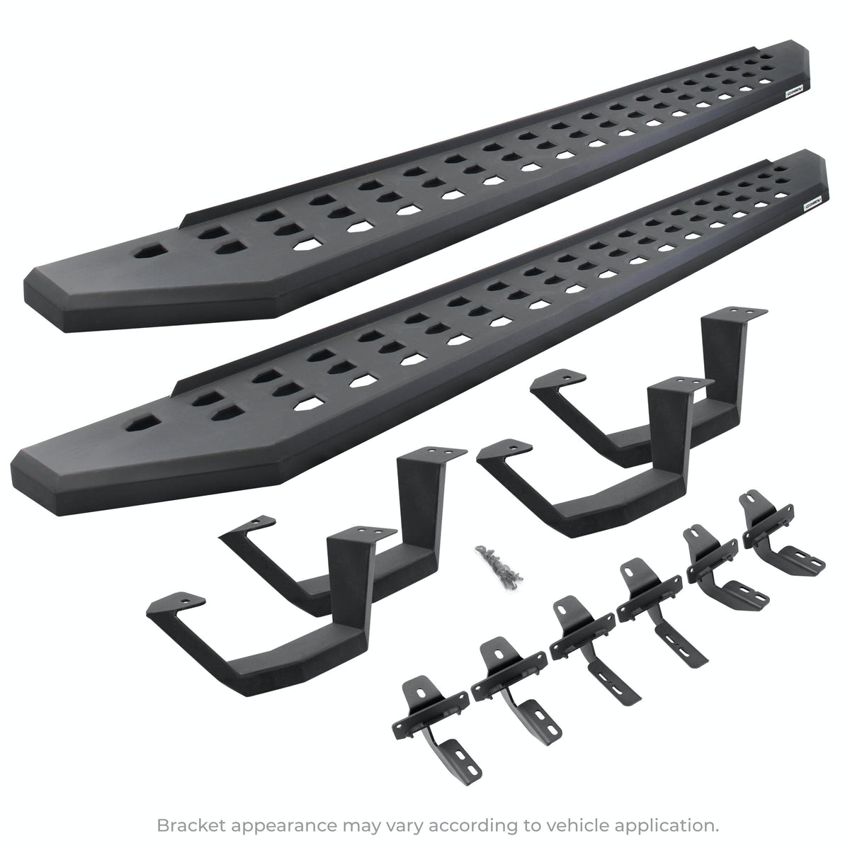 Go Rhino 6940588020PC RB20 Running board Complete Kit: Running board, Brackets + 2 pair RB20 Drop Step