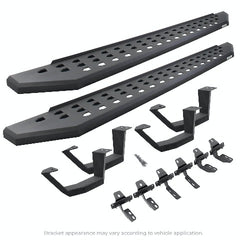 Go Rhino 6941778020PC RB20 Running board Complete Kit: Running board, Brackets + 2 pair RB20 Drop Step