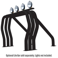 Go Rhino 9109370TSB RHINO! Bed Bar - Complete kit: Main bar + Kickers